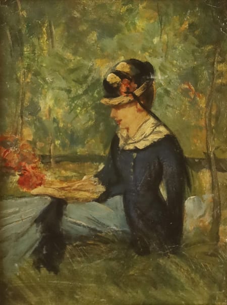 Egisto Ferroni — Scena d'interno